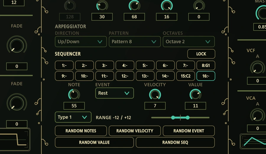 SEQUENCE mode in the real sequencer