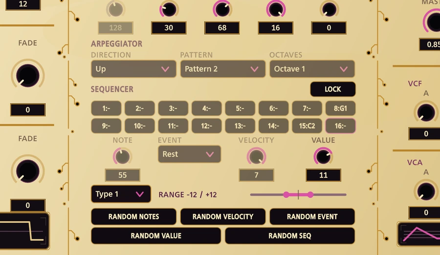 STEP mode in the real sequencer